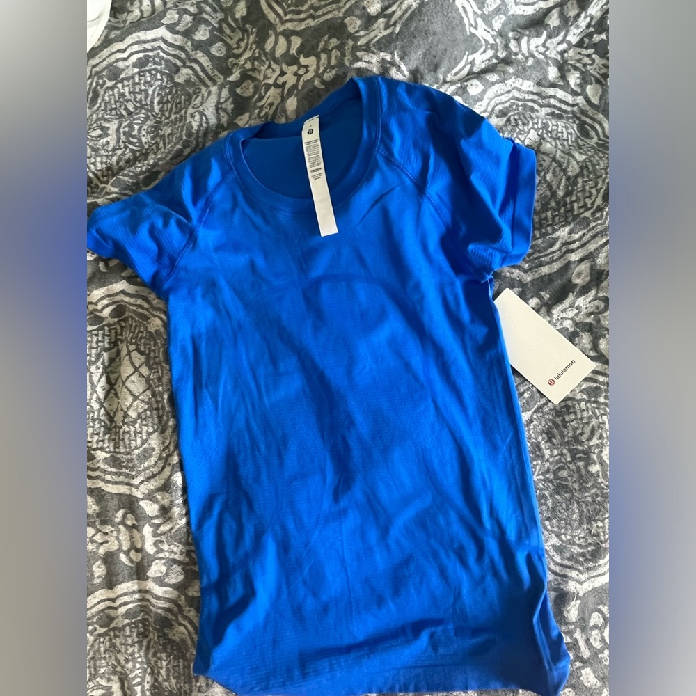 Blue short sleeve swiftly tech tee